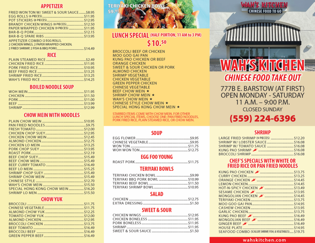 Wah Hing Kitchen menu 5